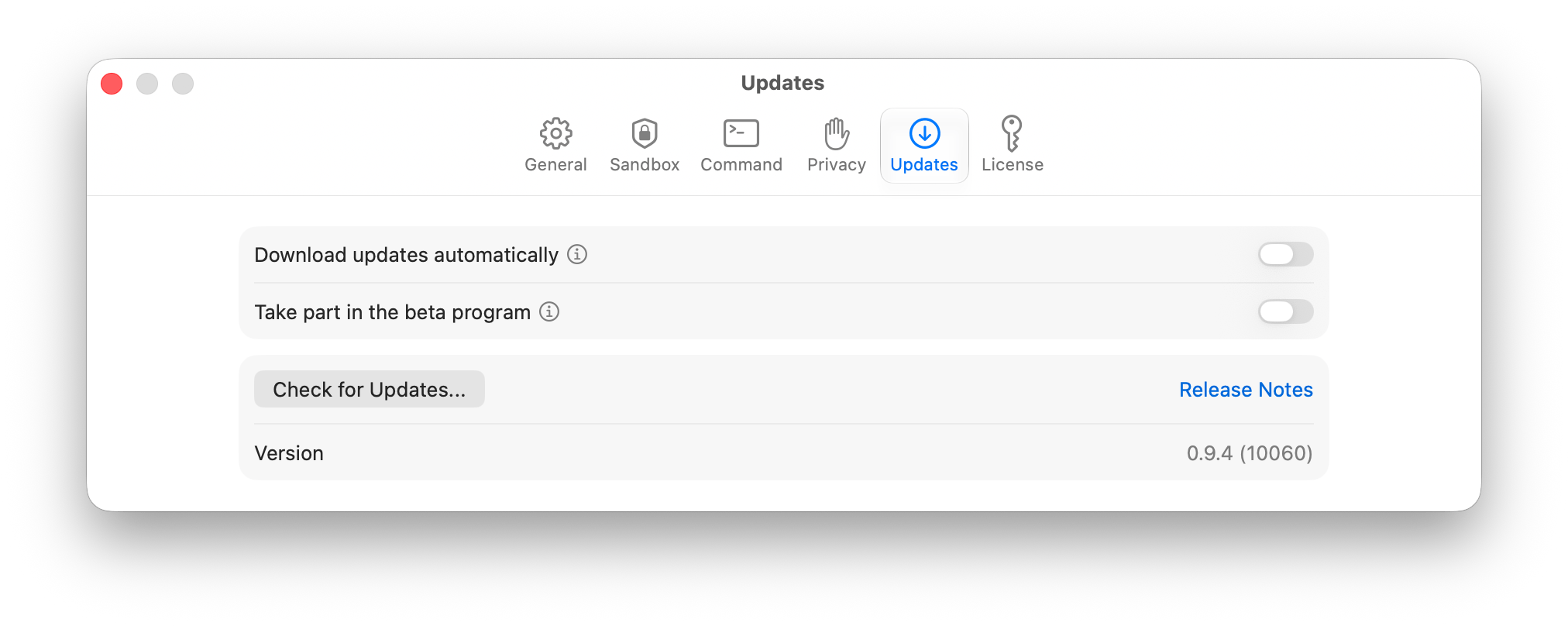 Settings > Updates: this is where the beta program is switched on